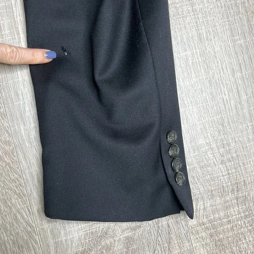 LAUREN RALPH LAUREN Black 100% Wool 2 Button Blazer Men’s Size 42R